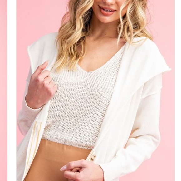 🤍LIGHTWEIGHT KNIT BUTTON DETAILED CARDIGAN - Picture 3 of 5